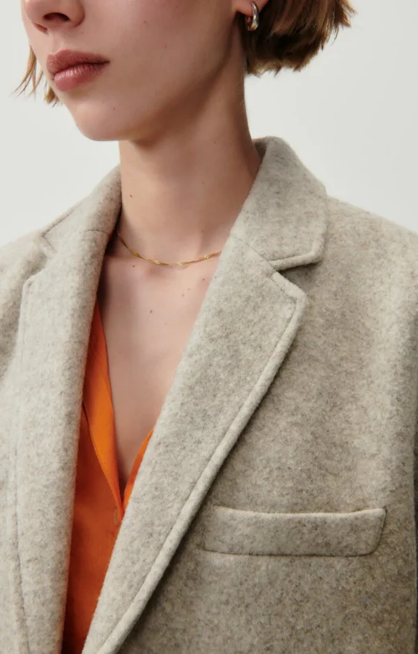 American Vintage | Damenblazer Retobeach Beige Meliert