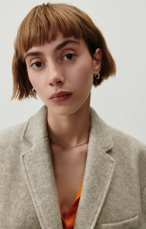American Vintage | Damenblazer Retobeach Beige Meliert