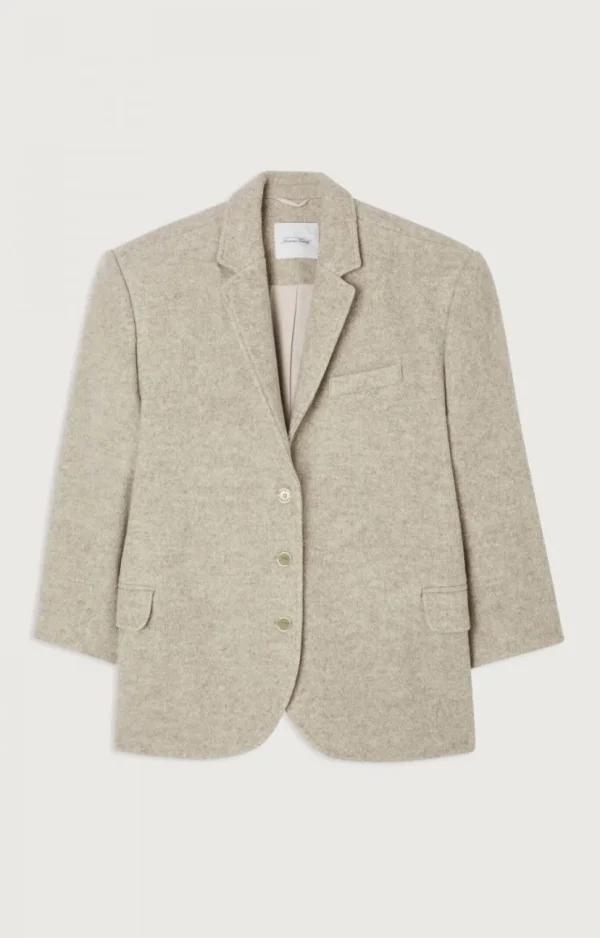 American Vintage | Damenblazer Retobeach Beige Meliert