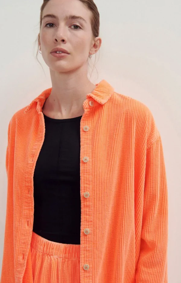American Vintage | Damenbluse Padow Leuchtendes Orange