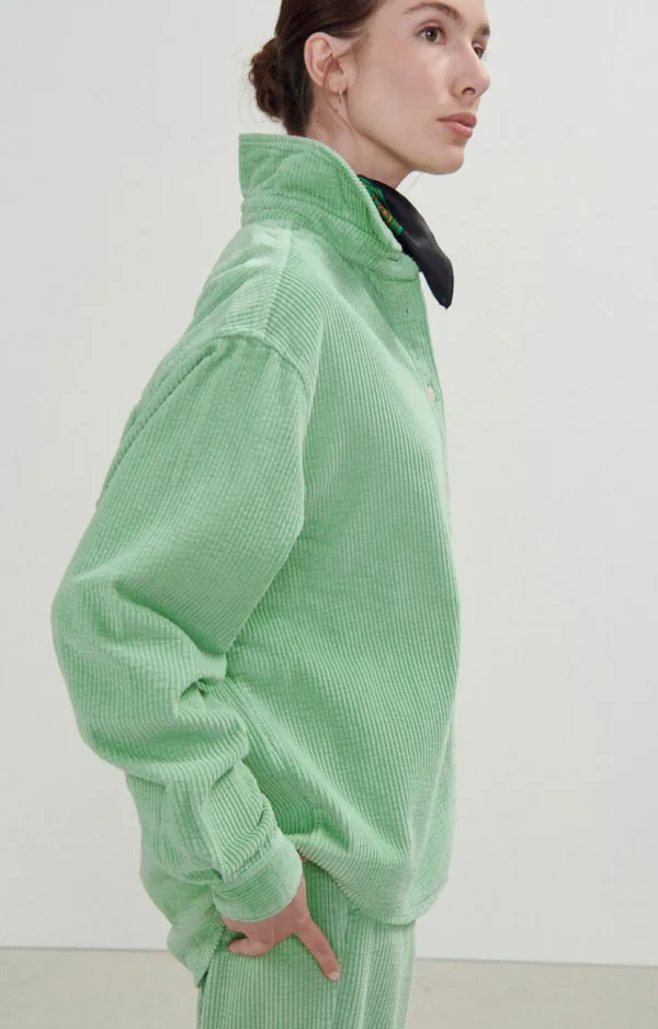 American Vintage | Damenbluse Padow Gurke Vintage