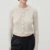 American Vintage | Damencardigan Razpark Ecru Multimeliert