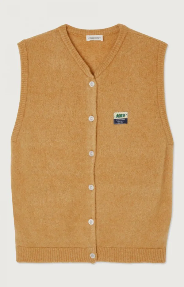 American Vintage | Damencardigan Vitow Croissant Meliert