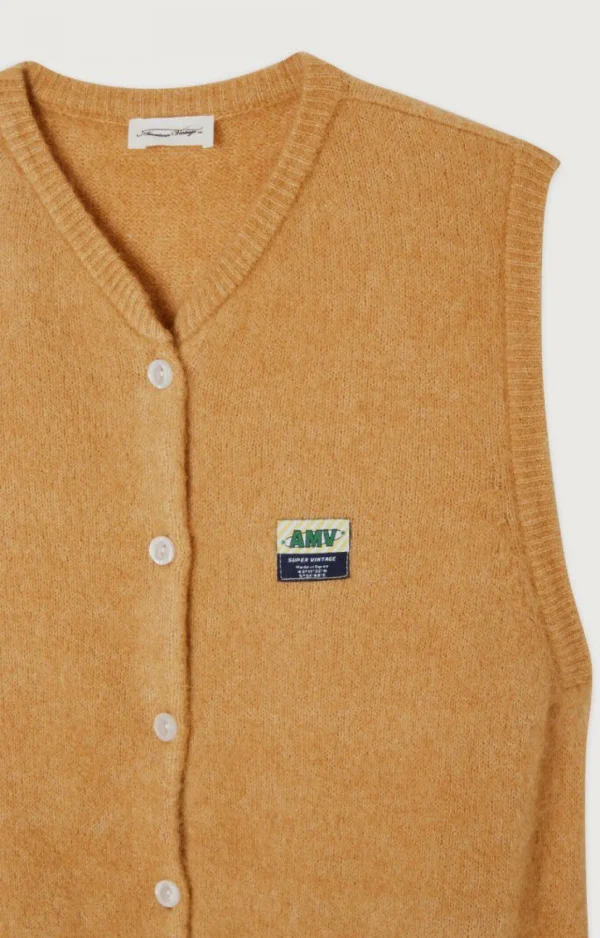 American Vintage | Damencardigan Vitow Croissant Meliert