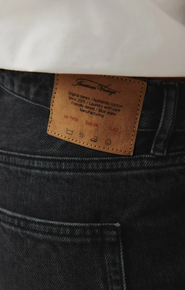 American Vintage | Damenjeans Yopday Black Pfeffer Und Salz