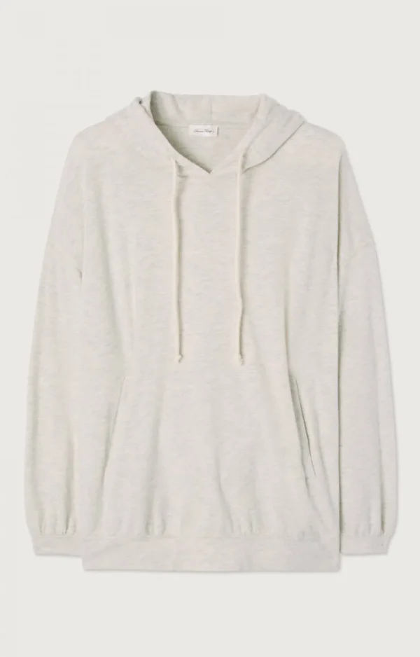 American Vintage | Damenkapuzensweatshirt Ypawood Grau Meliert