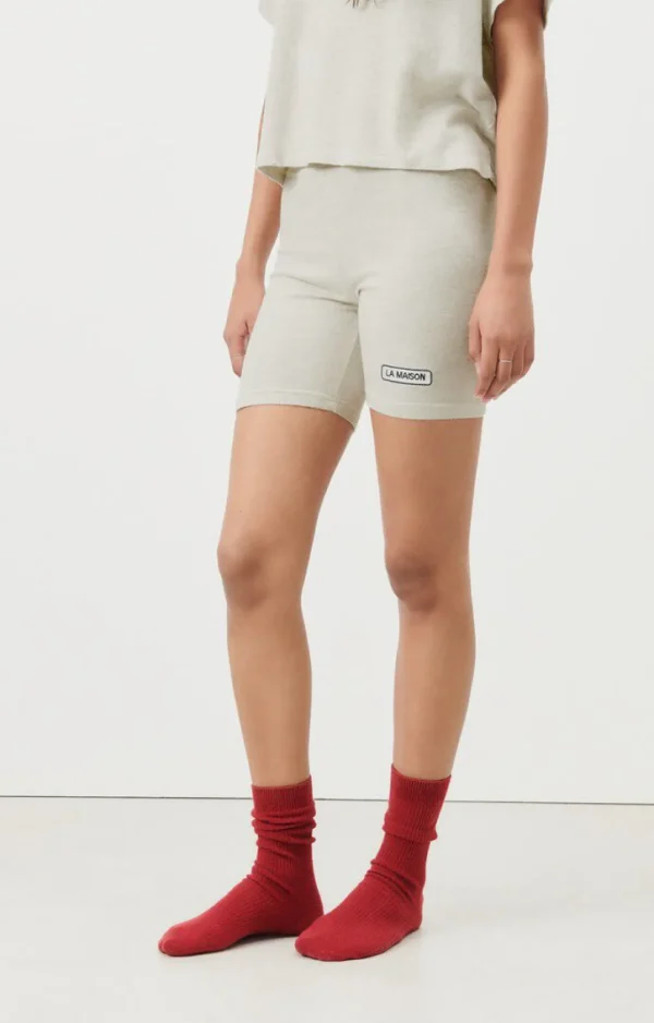 American Vintage | Damen-Kurze Hose Ypawood Grau Meliert