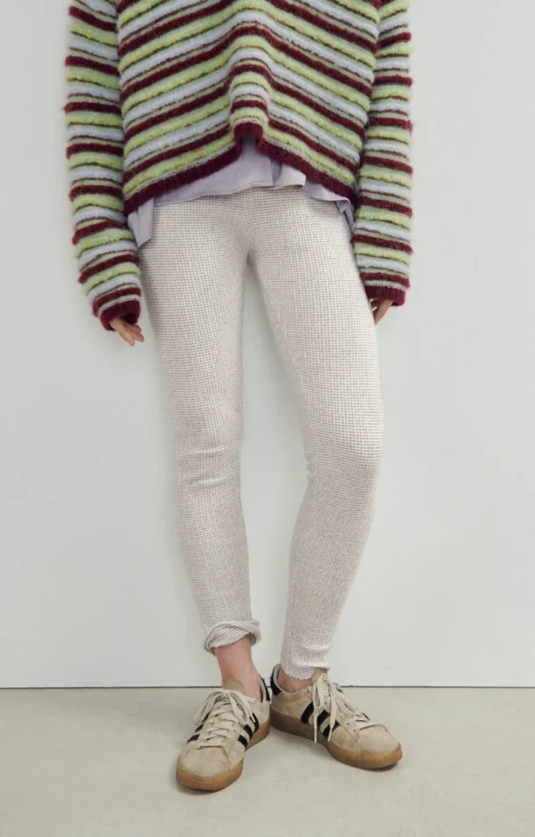 American Vintage | Damenleggings Gykotown Graue Fliesen