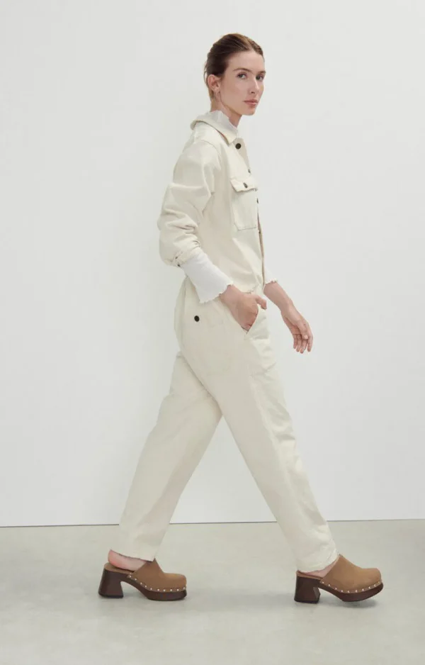 American Vintage | Damenoverall Snopdog Ecru