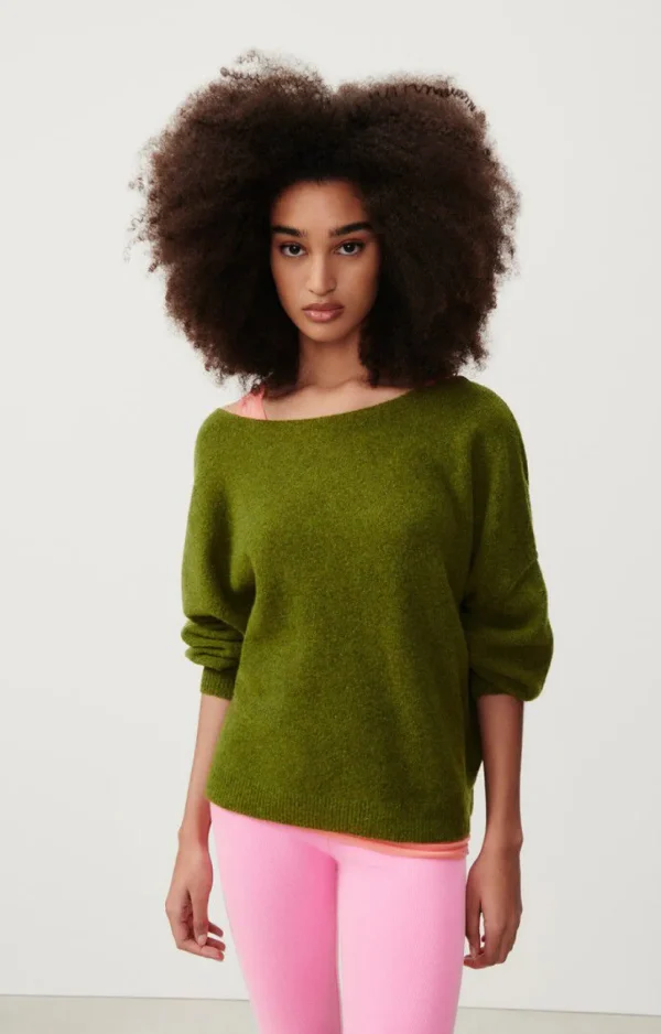 American Vintage | Damenpullover Damsville Sumpf Meliert