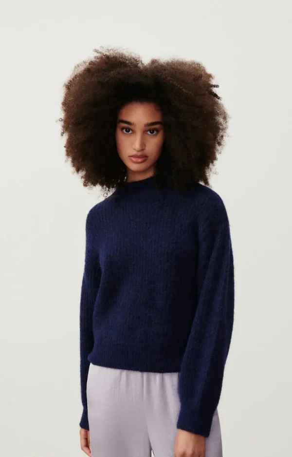 American Vintage | Damenpullover East Navy Meliert