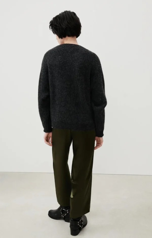 American Vintage | Damenpullover East Anthrazit Meliert