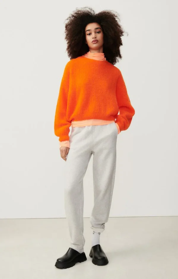 American Vintage | Damenpullover East Leuchtendes Orange