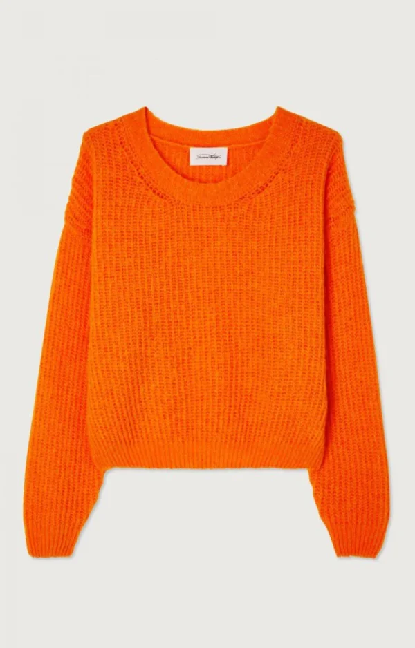 American Vintage | Damenpullover East Leuchtendes Orange