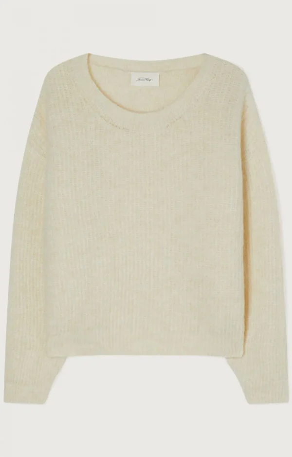 American Vintage | Damenpullover East Perlmutt Meliert