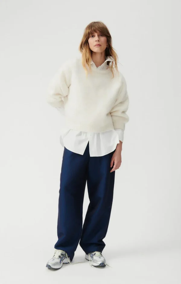 American Vintage | Damenpullover Foubay Taube Meliert