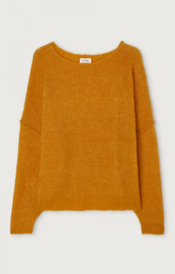 American Vintage | Damenpullover Yanbay Aprikose Meliert