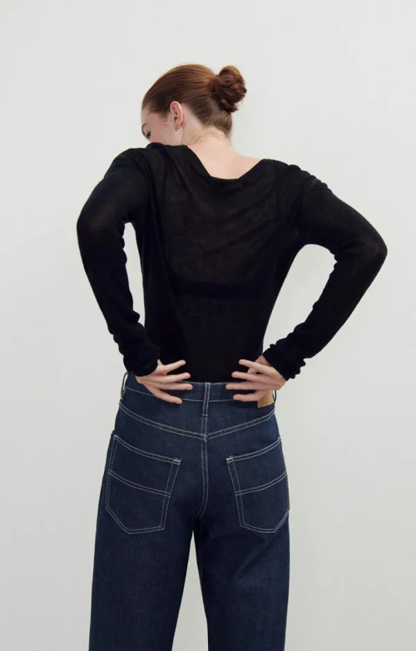 American Vintage | Damenpullover Yocaburn Holzkohle
