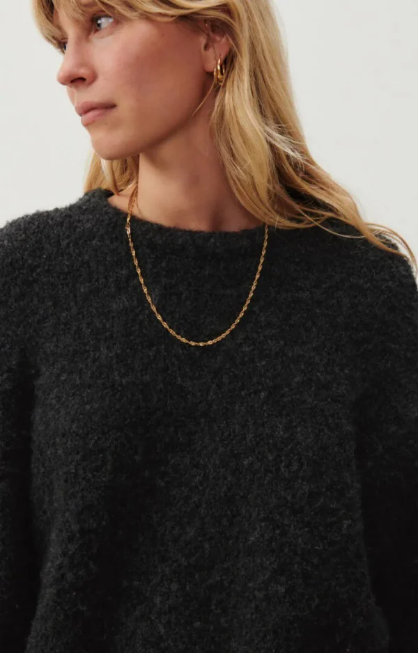 American Vintage | Damenpullover Zolly Anthrazit Meliert