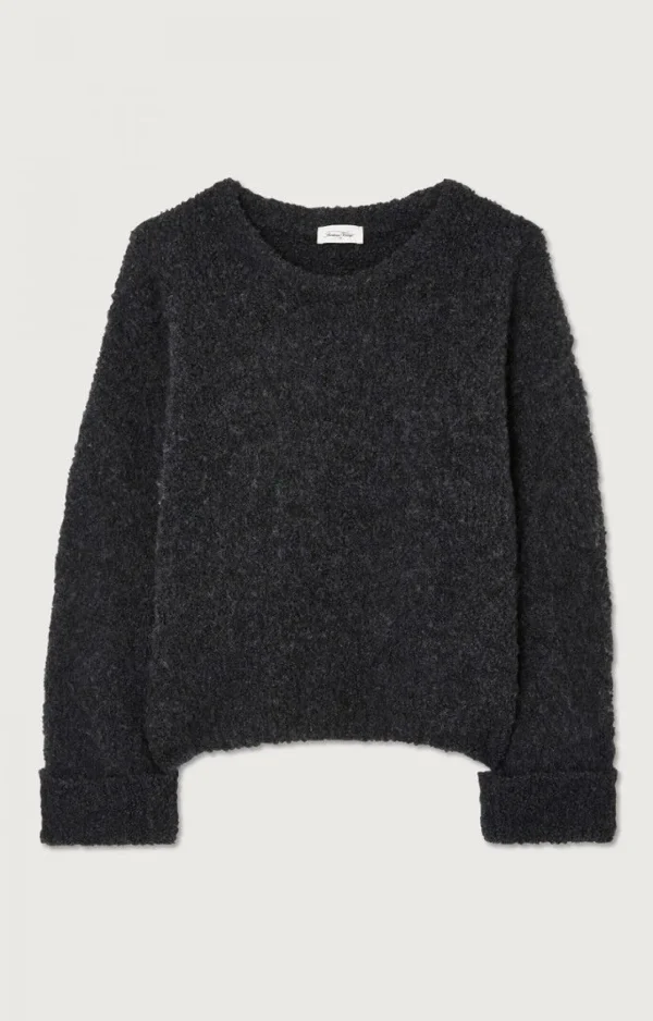 American Vintage | Damenpullover Zolly Anthrazit Meliert