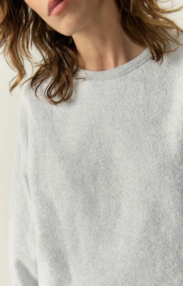 American Vintage | Damensweatshirt Bobypark Arktis Meliert