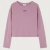 American Vintage | Damensweatshirt Hodatown Lila Multi-Meliert