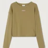 American Vintage | Damensweatshirt Hodatown Eisenkraut Meliert