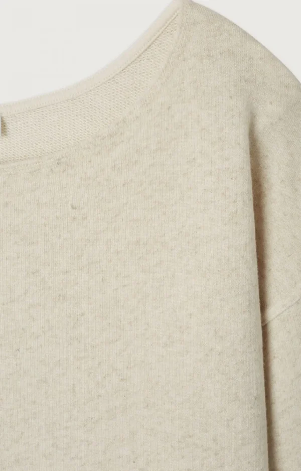 American Vintage | Damensweatshirt Itonay Ecru Meliert