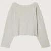 American Vintage | Damensweatshirt Kodytown Vlies Meliert