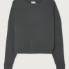 American Vintage | Damensweatshirt Piwik Anthrazit Meliert