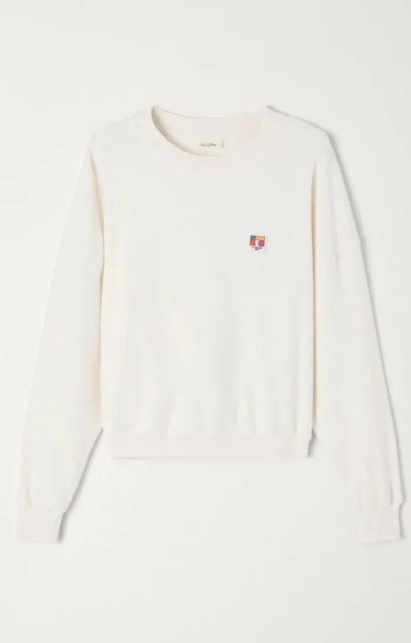 American Vintage | Damensweatshirt Rullow Ecru