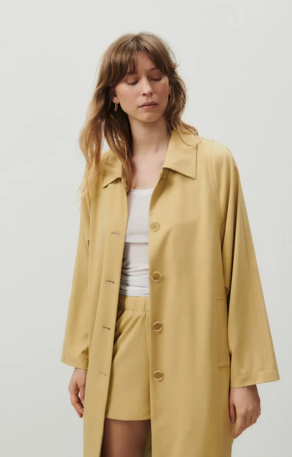 American Vintage | Damentrenchcoat Kabird Kichererbse