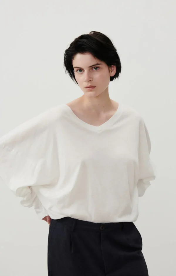 American Vintage | Damen-T-Shirt Aksun Weiss