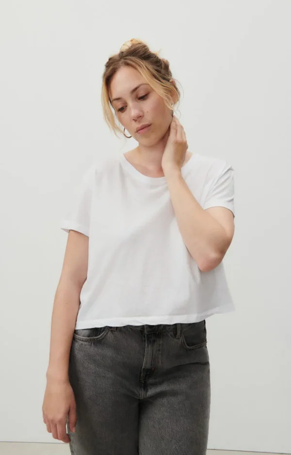 American Vintage | Damen-T-Shirt Decatur Weiss