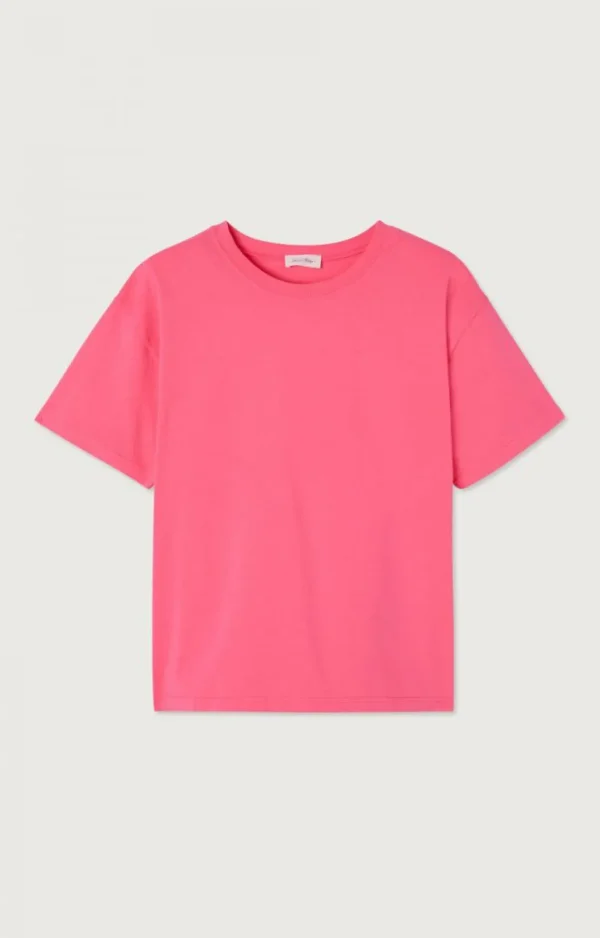 American Vintage | Damen-T-Shirt Fizvalley Neonpink