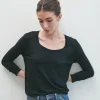 American Vintage | Damen-T-Shirt Jacksonville Navy
