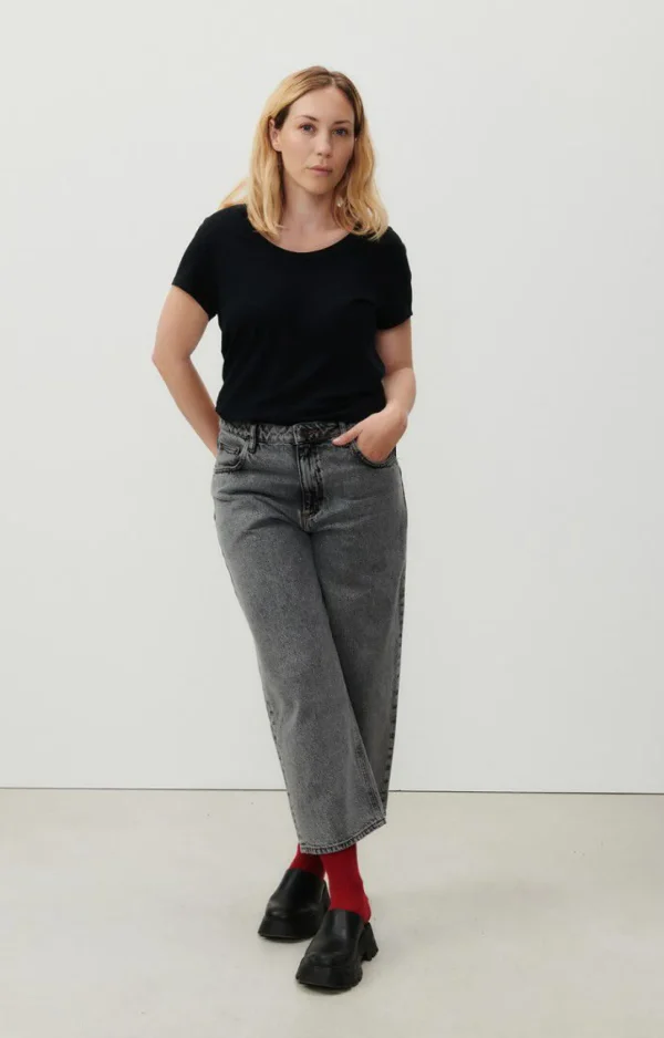 American Vintage | Damen-T-Shirt Jacksonville Schwarz