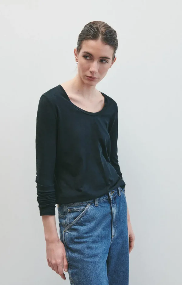 American Vintage | Damen-T-Shirt Jacksonville Navy