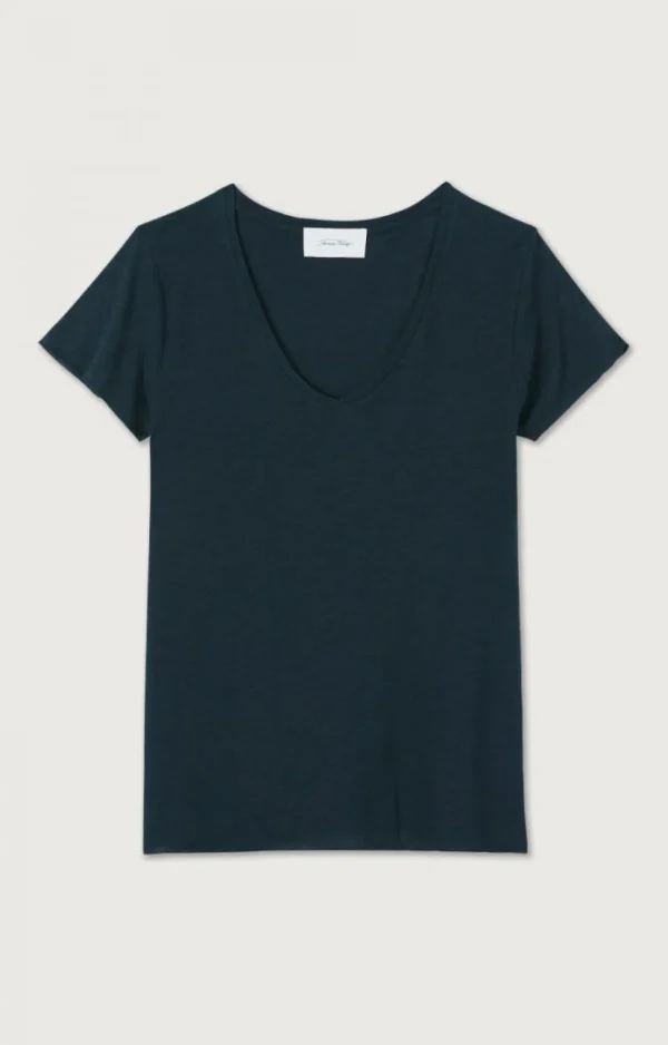 American Vintage | Damen-T-Shirt Jacksonville Navy