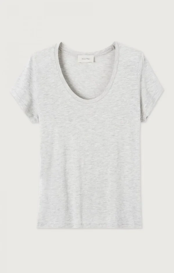American Vintage | Damen-T-Shirt Jacksonville Vlies Meliert