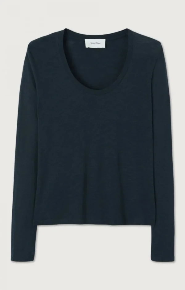 American Vintage | Damen-T-Shirt Jacksonville Navy