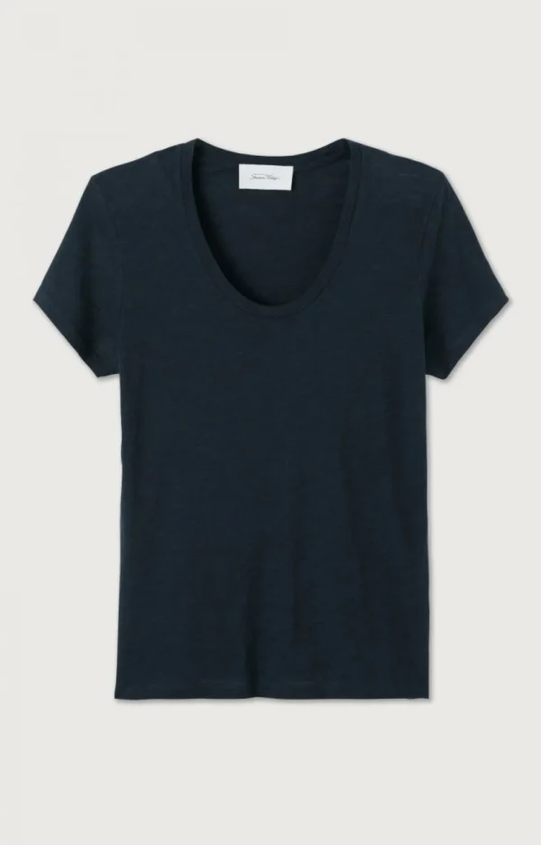 American Vintage | Damen-T-Shirt Jacksonville Navy