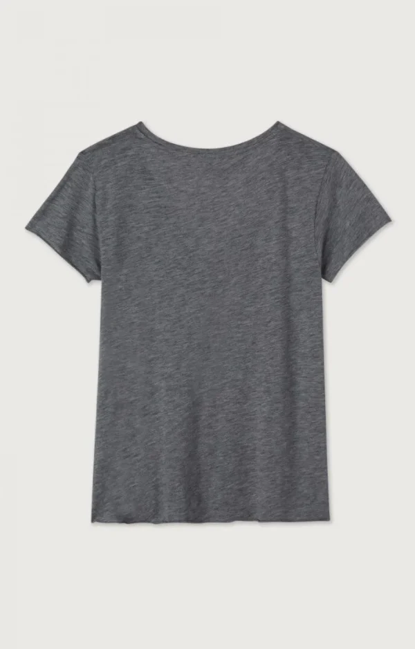 American Vintage | Damen-T-Shirt Jacksonville Anthrazit Meliert