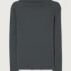 American Vintage | Damen-T-Shirt Piwik Anthrazit Meliert