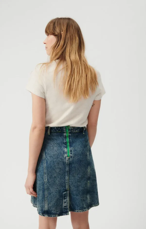 American Vintage | Damen-T-Shirt Ypawood Grau Meliert