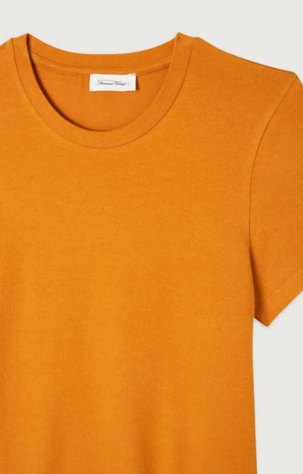 American Vintage | Damen-T-Shirt Ypawood Kurbis Meliert