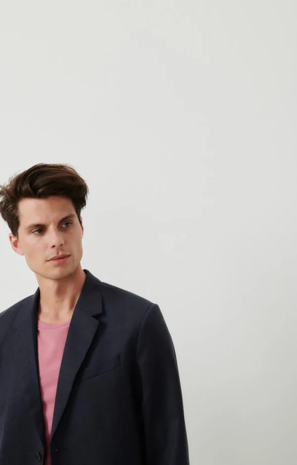 American Vintage | Herrenblazer Tabinsville Navy Meliert