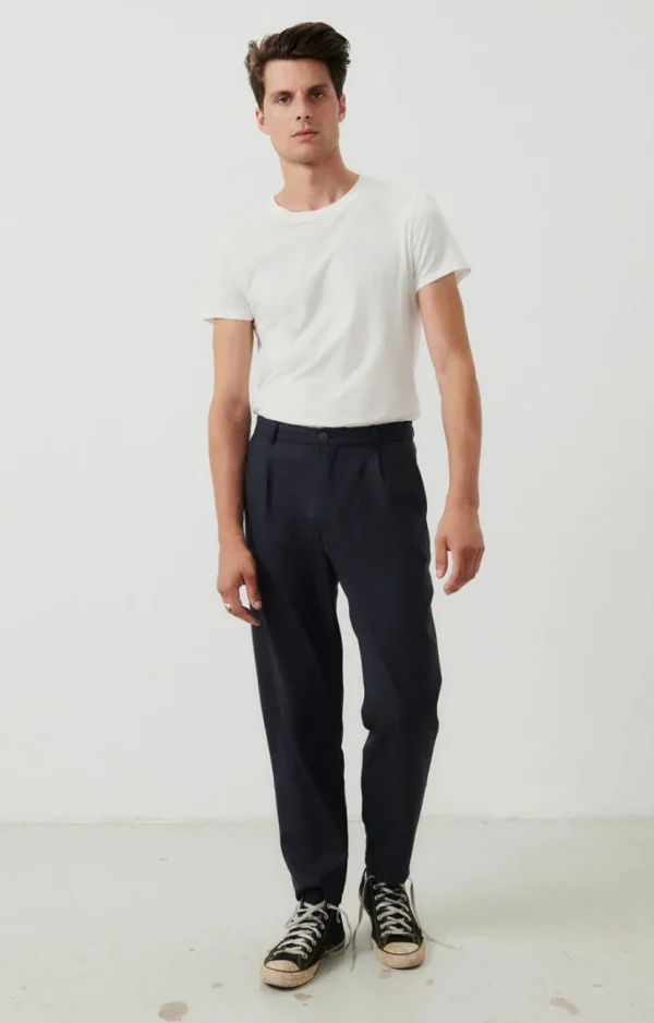 American Vintage | Herrenhose Tabinsville Navy Meliert