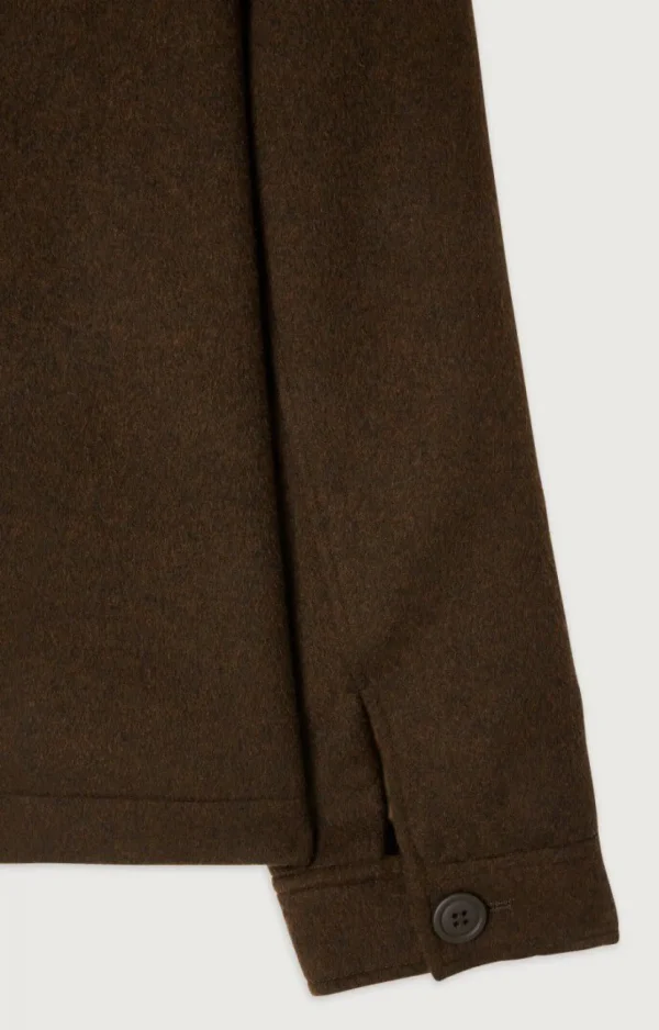 American Vintage | Herrenjacke Dadoulove Kastanienbaum Meliert