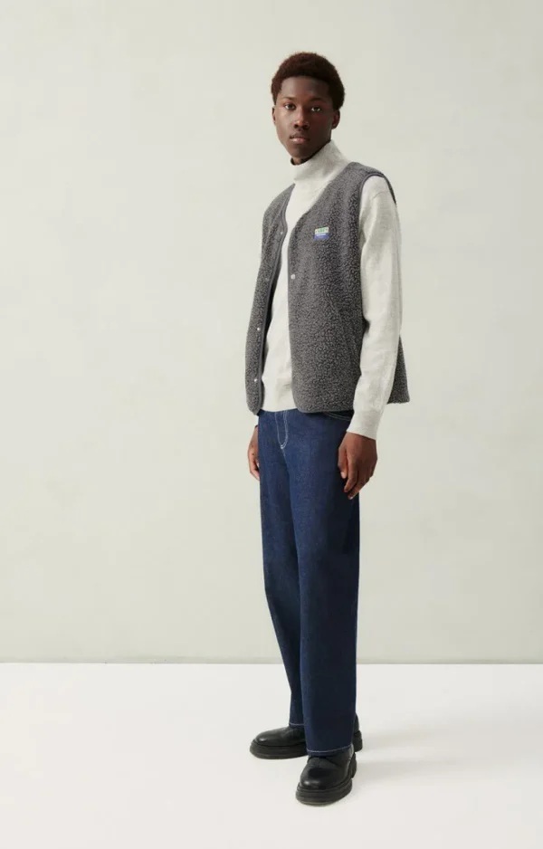 American Vintage | Herrenjacke Hoktown Anthrazit Meliert